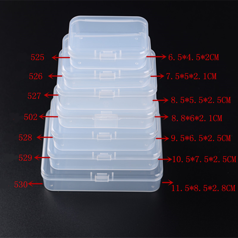 Storage Case Plastic Storage Box Organizer Small Packaging Holder