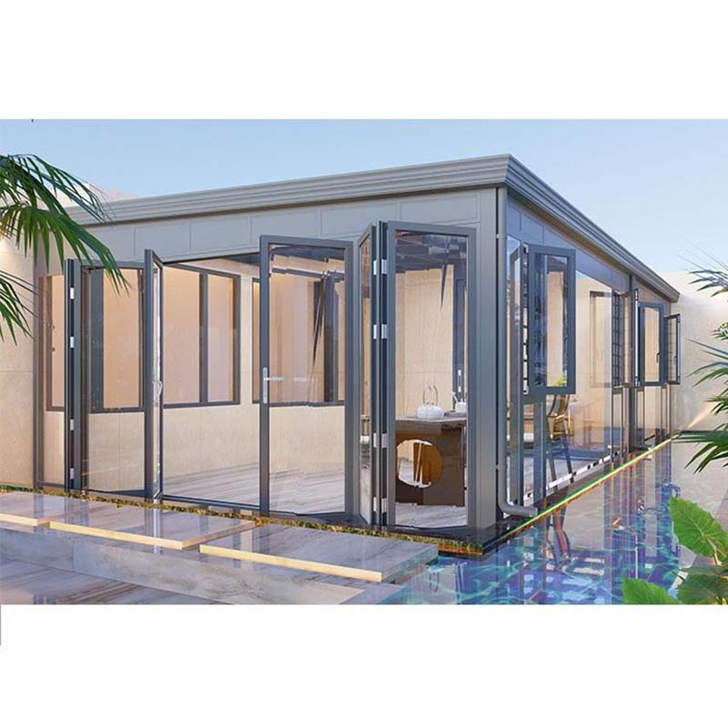 Customized Aluminum Sunroom Green House Winter Garden Sun Room Glass House