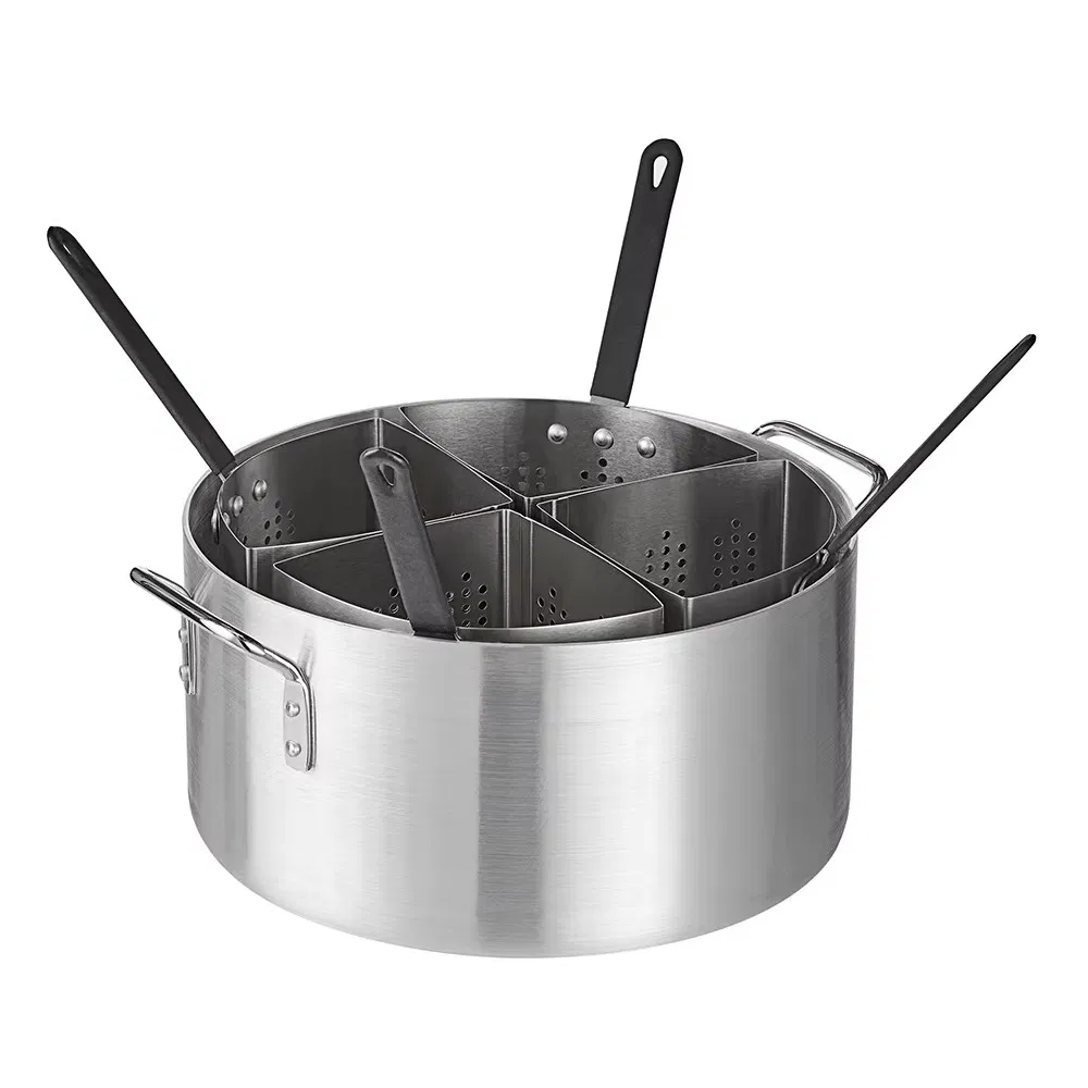 Stainless Steel Perforated Pasta Cooker Basket Kitchen Tools Pasta Pots Strainer Colanders & Strainers