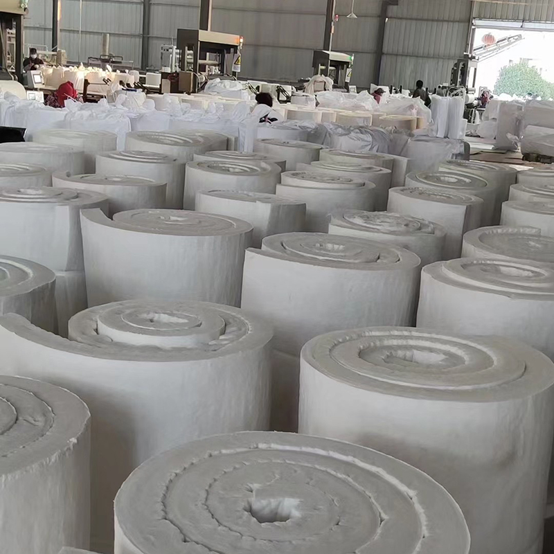 Refractory Ceramic Fiber Blanket Silicate Wool High Temperature Turbine, Boiler Liner