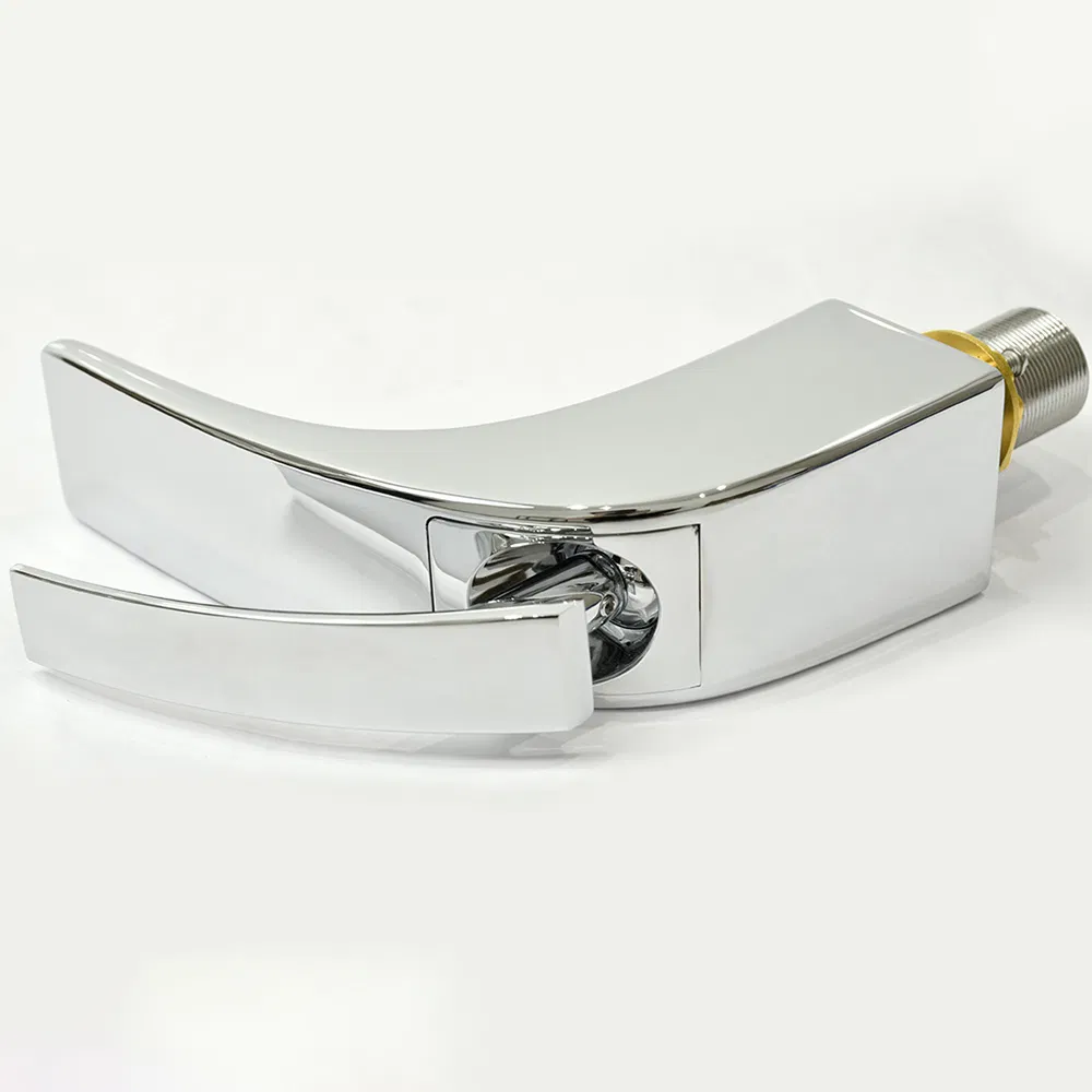 Modern Single-Hole Silver Basin Faucet Hot/Cold Wash Single-Handle Design for Bathroom Table Single Handle