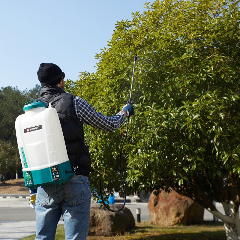 Liangye Cordless Gardening Tools 20V 15L Battery Powered Backpack Chemical Sprayer