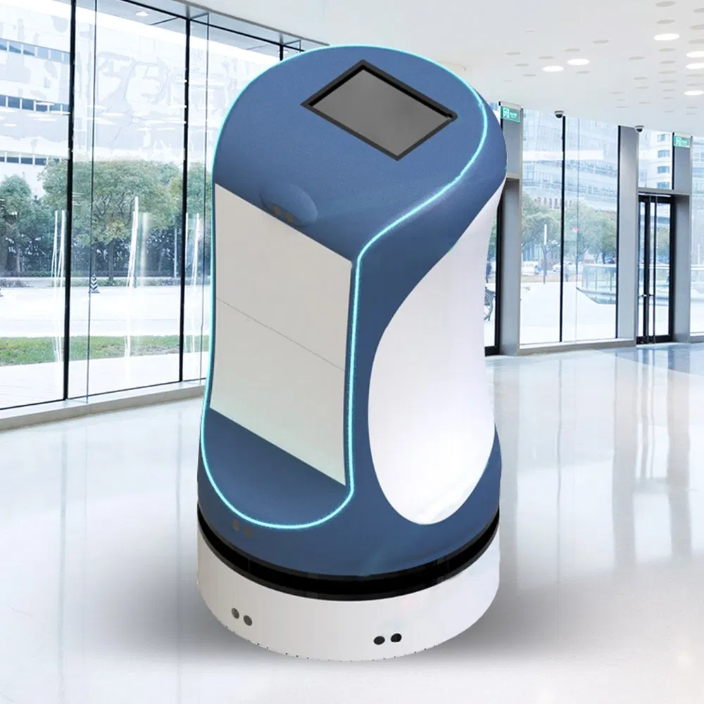 High-Tech Delivery Robot for Hotels with Automatic Recharge and Navigation