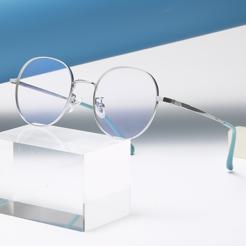 Ultra-Light Artistic Vintage Small Round Myopia Eyewear for Unisex (JK8508)