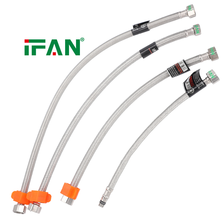 Ifan Wholesale Plumbing Hose 30cm 40cm 50cm 60cm Bathrooms Accessories Toilet Flexible Hose