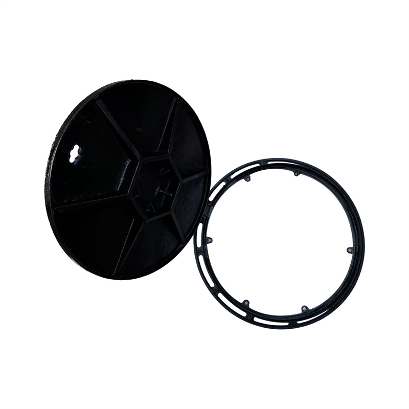 Industrial-Style Ductile Cast Iron Round Manhole Cover