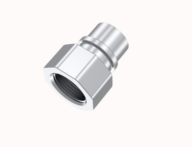 Durable Stainless Steel Female Pipe Connector 3/4" NPT Internal Thread for Industrial Plumbing