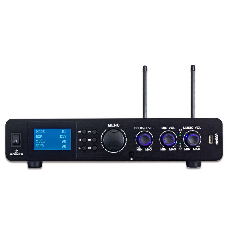 Tianlai Tl-K400 Amplificateur Audio Amplifier Audio Bluetooth Professional 500W Mixer Audio Sound Equipment Power Amplifier