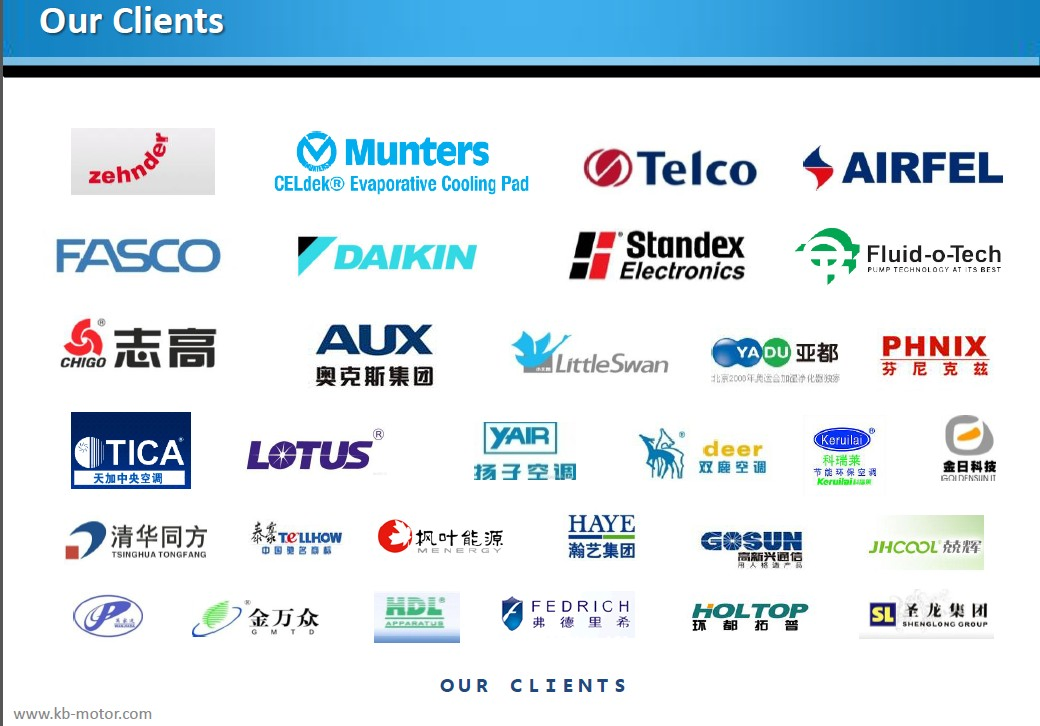 3.3 Inch Fan Motors with CE