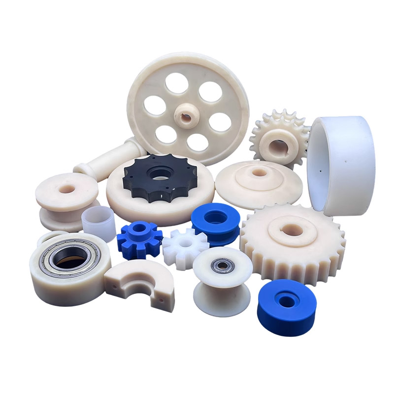 High Quality CNC Machined Mc Nylon Material PA 66 Nylon Wheel