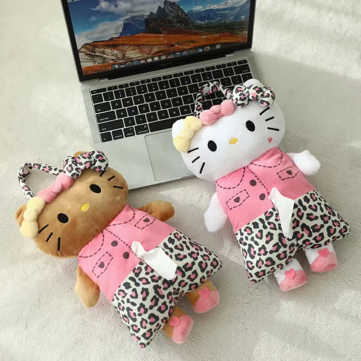 Top Quality Customized Lovely Beautiful Design Plush Stuffed Soft Tissue Box Cover