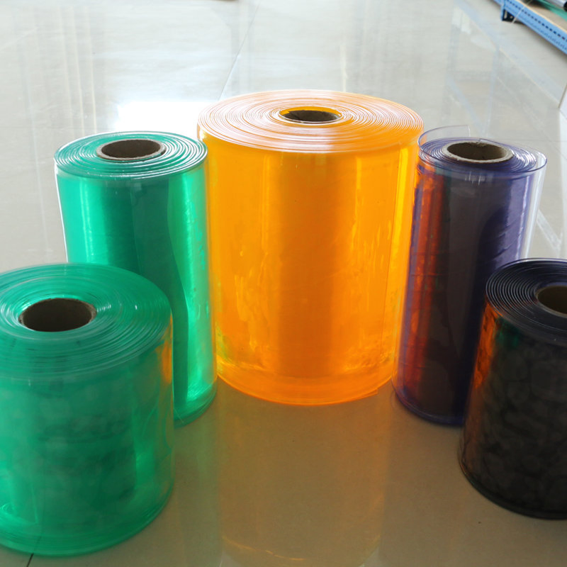 Anti-Insect PVC Transparent Flat Soft Curtains Plastic Flexible Door Curtain Strip