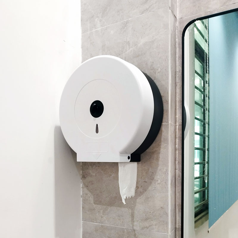 Bathroom Wall Mounted Plastic Toilet Roll Tissue Paper Towel Dispenser