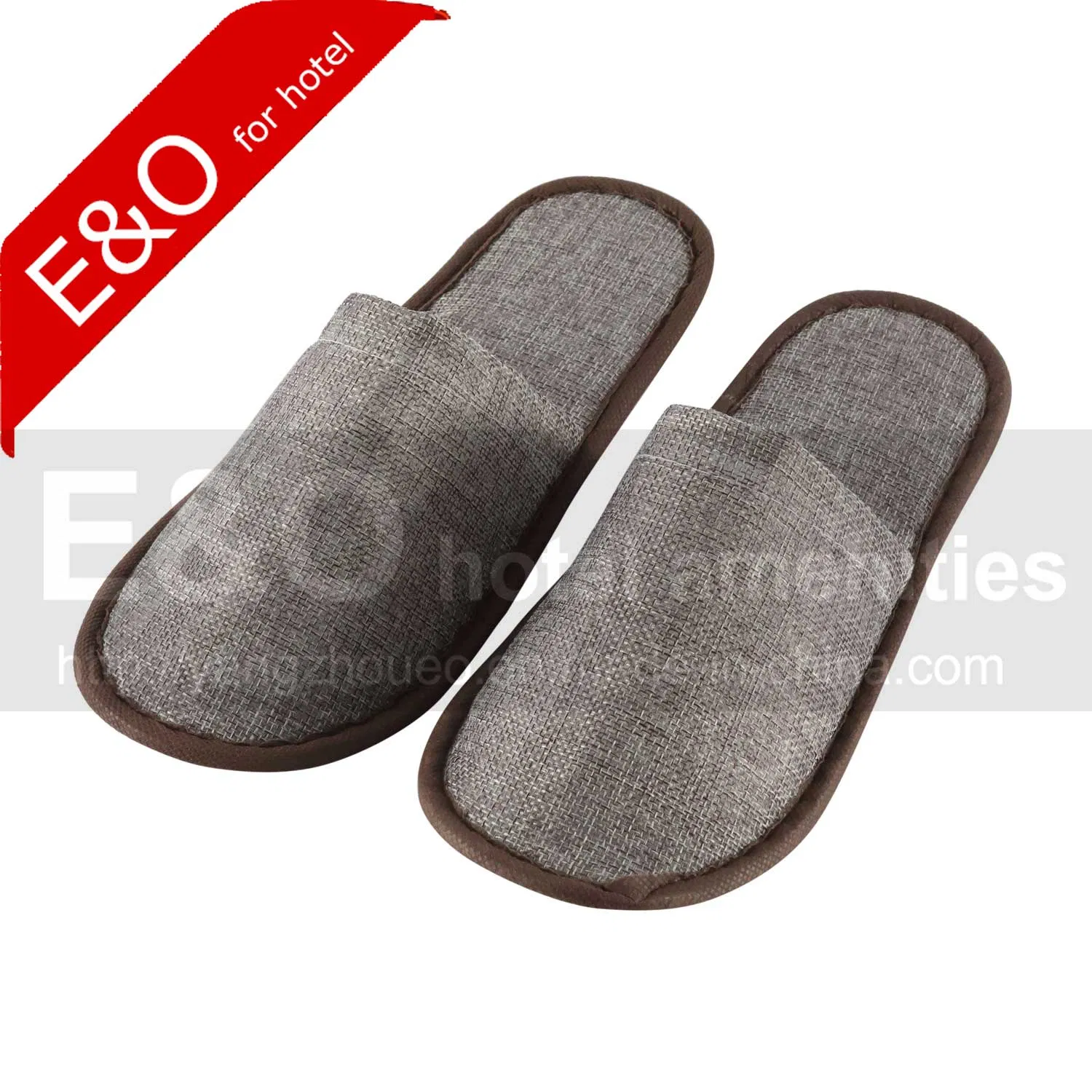 Hotel Disposable Linen Slipper for Summer, Good Quality Indoor Used Slipper