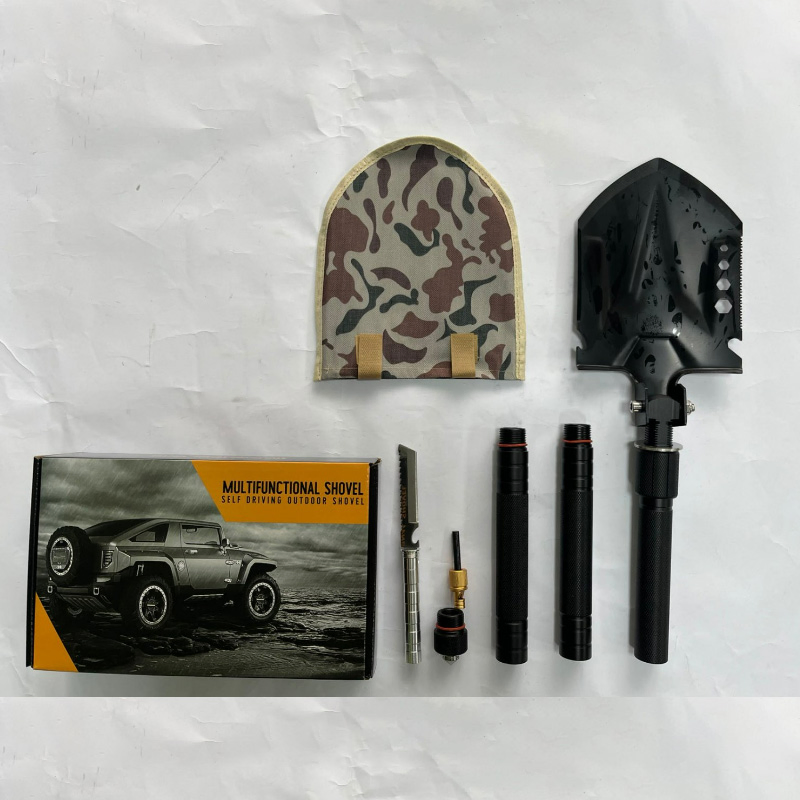 Multifunctional Engineer Shovel Set Tools for Field Survival Camping Equipment Folding Shovel