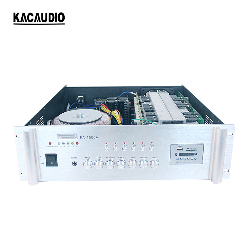 6 Channel 1500 Watt Public Address Hot Sale Power Amplifier with Competitive Price