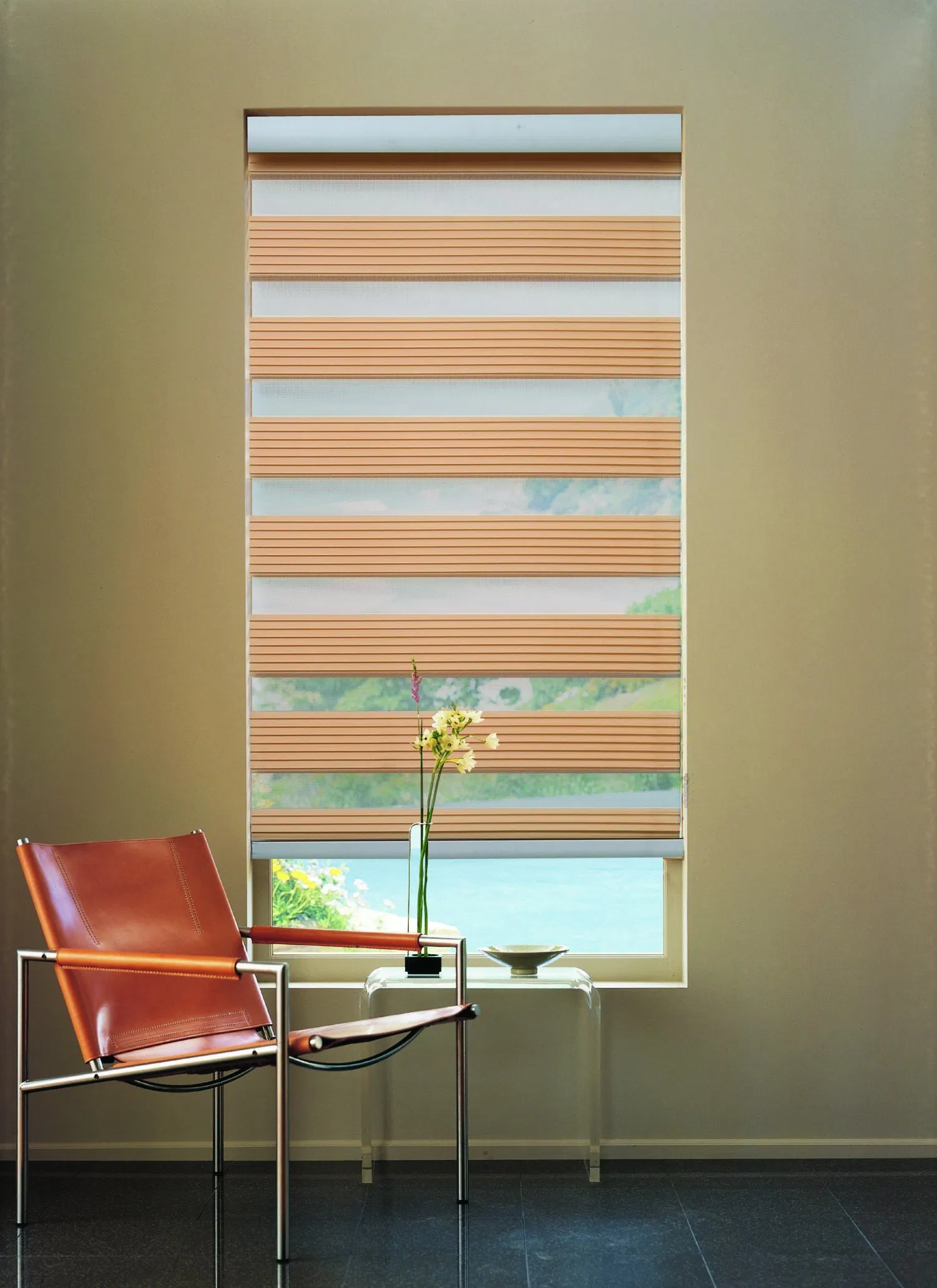 Print Zebra Blind Nice Design Faux Wood Horizontal Blinds