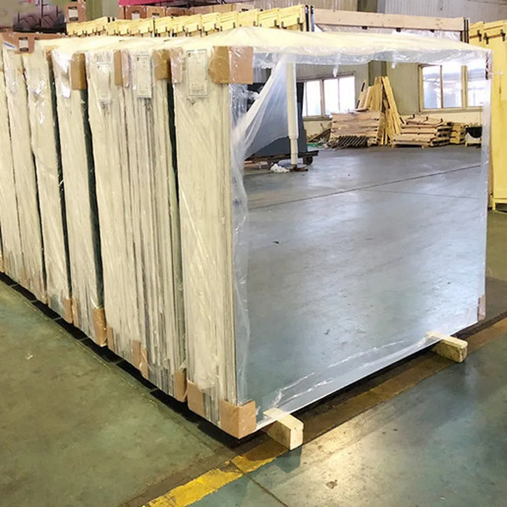 High-Reflective Leaning Floor Dressing Glass Mirror for Fashion Stores