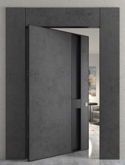 Exterior Entrance Entry Other-Doors Metal-Door Metallic Stainless Steel Aluminum Security-Door Residential