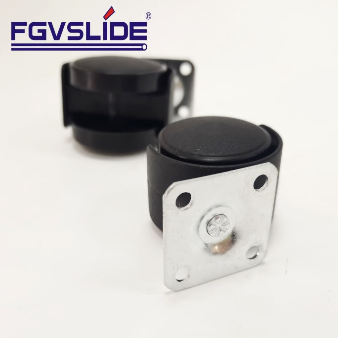 Heavy-Duty Threaded Stem Roller Wheels for Easy Furniture Movement