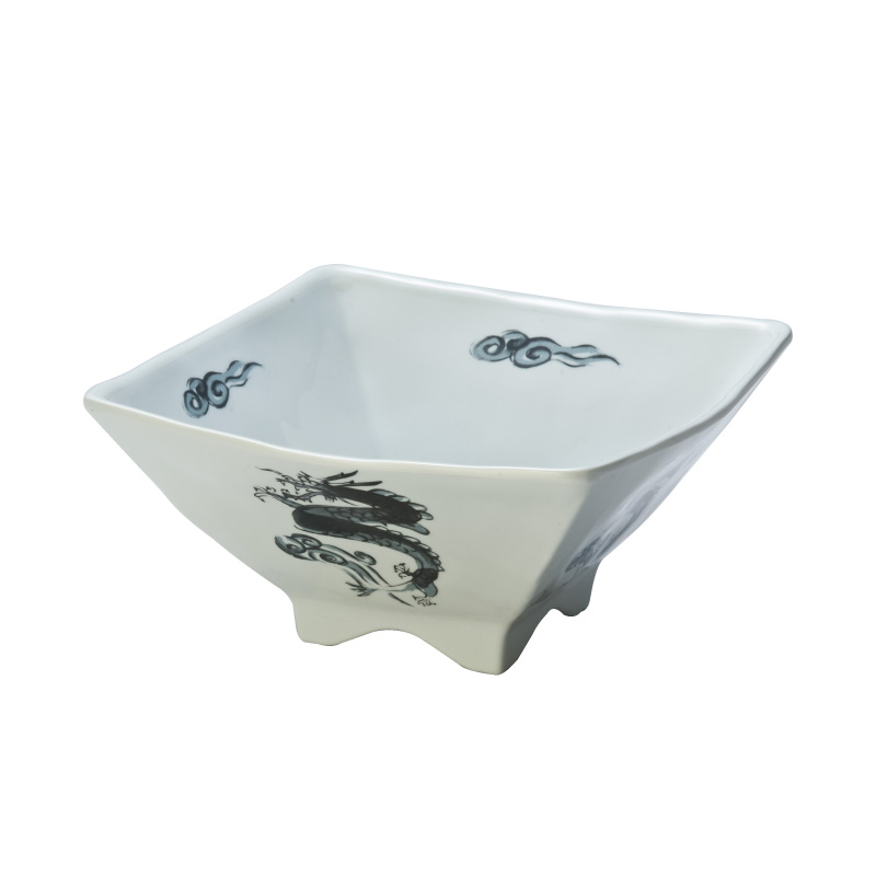 High Quality Square Ramen Noodle Bowl for Restaurant