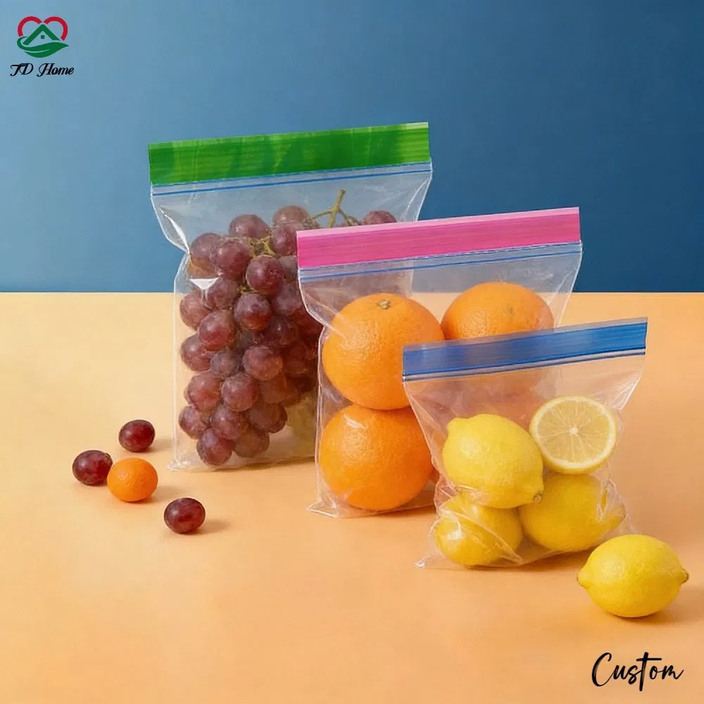 Free Samples Convenient Carry PE Reclosable Ziplock Packing Bag Chicken Retail Packaging Bag