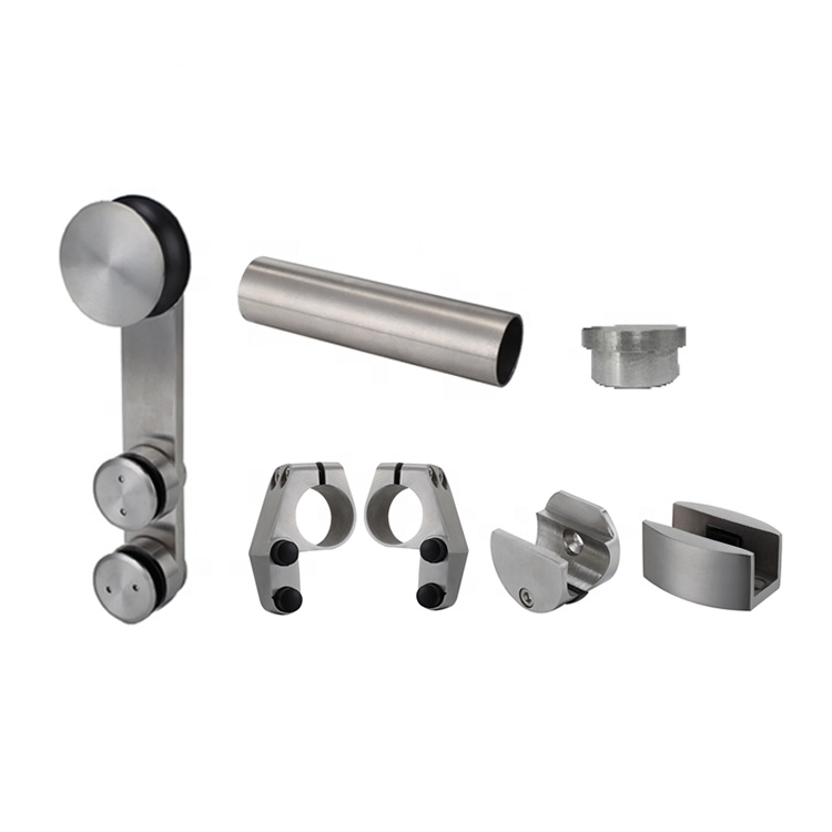 China Factory Frameless Glass Sliding Shower Door Hardware Track Roller
