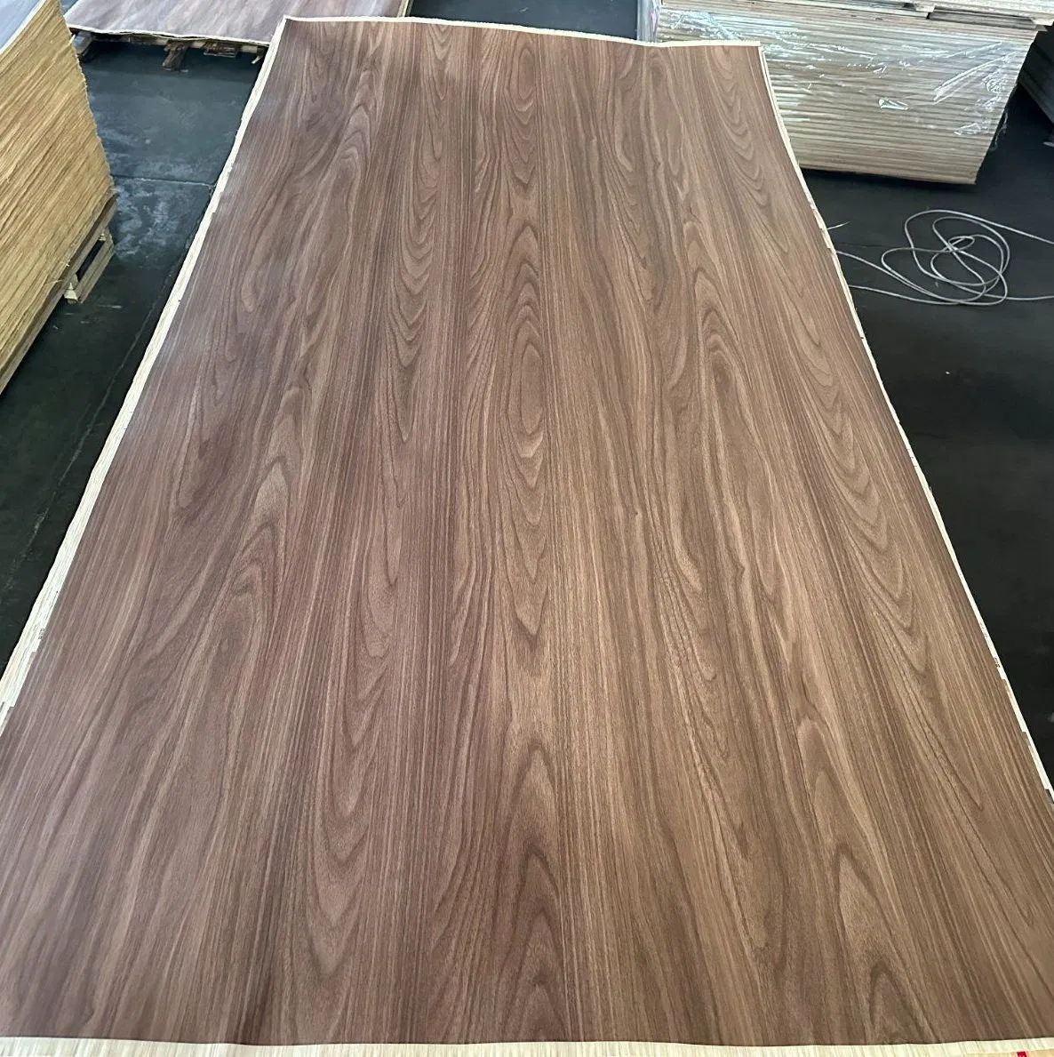 Impregnated Melamine Faced Engineered Veneer Lvp for Door Cabinet and Furniture