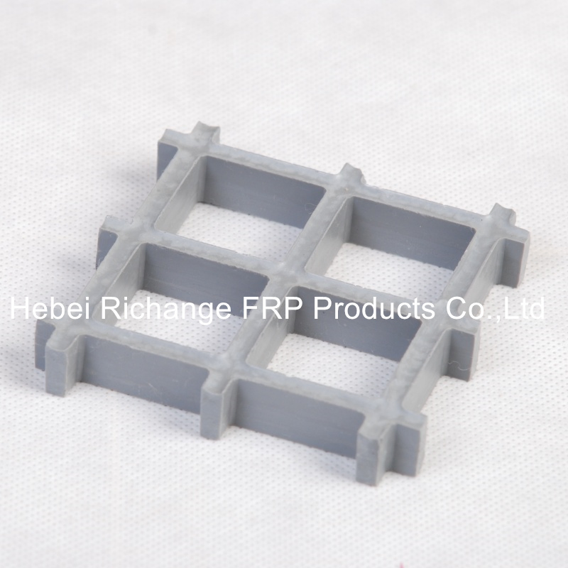 38*38*25 mm FRP Plastic Composite Molded Floor Grating Anti-Slip Fiberglass Panel FRP Grating