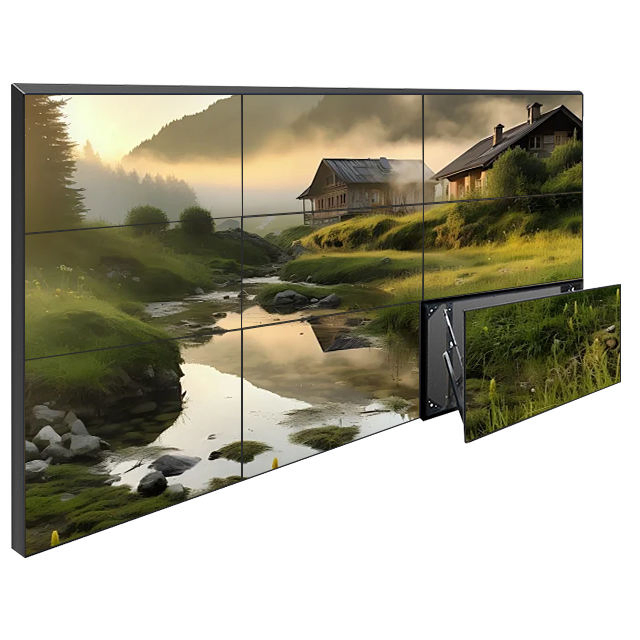 55 Inch Video Wall 1.7mm Physical Seam Ultra Narrow Border High-Definition Advertising Splicing Display Screen LCD Video Wall