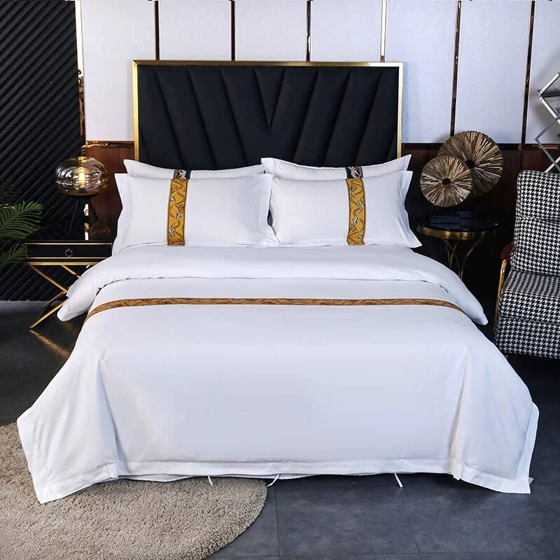 Luxury Cotton Sateen 4-Piece Bedding Set
