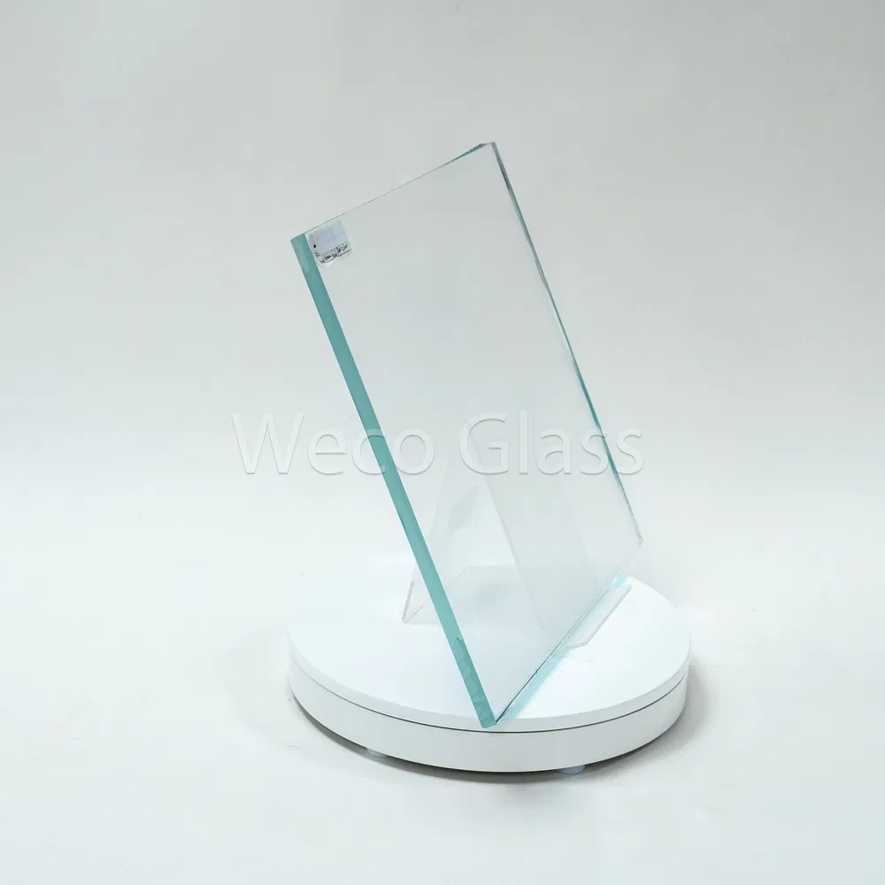 Easy Cleaning 3300X2250mm Size Ultra Clear Float Security Glass for Window