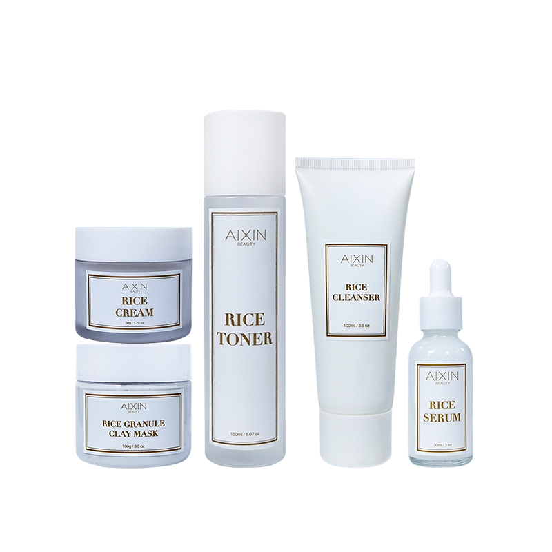 Beauty Cosmetics Skin Care Moisturizing Balancing Skin Rice Care Set