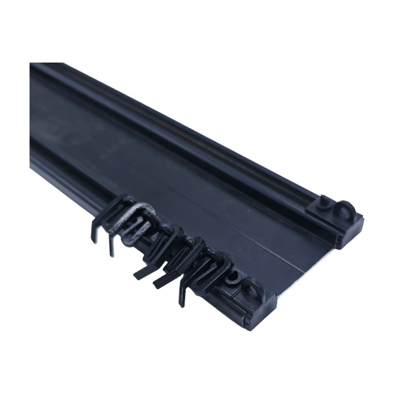 Economical Aluminum Double Sliding Screen Track Mass Production Double Curtain Rail
