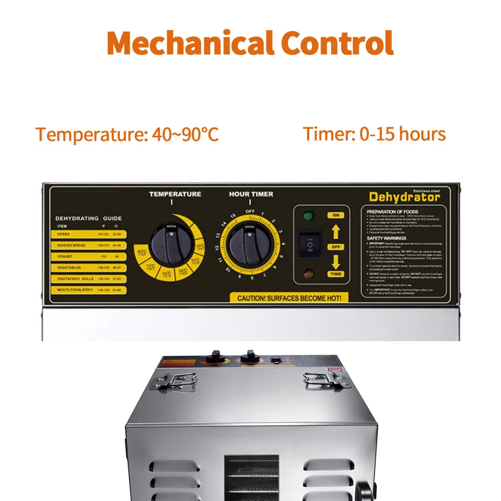 220V Kitchen Appliances Electric Meat Drying Machine Fruit Dryer 10 Tray Food Dehydrator