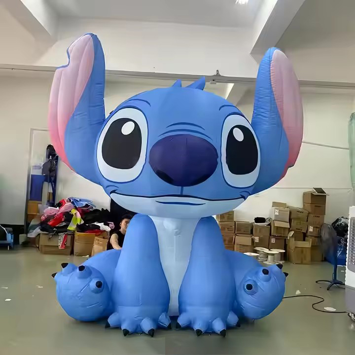 Boyi Advertising Inflatable Stitch Giant Inflatable Cartoon Stitch Character