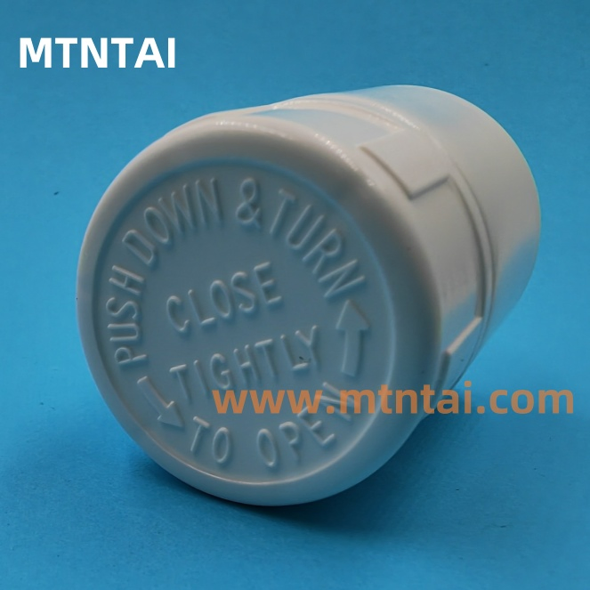 Plastic Bottles 30ml HDPE with Pressure Spinning Cover/Pill Bottle 30ml
