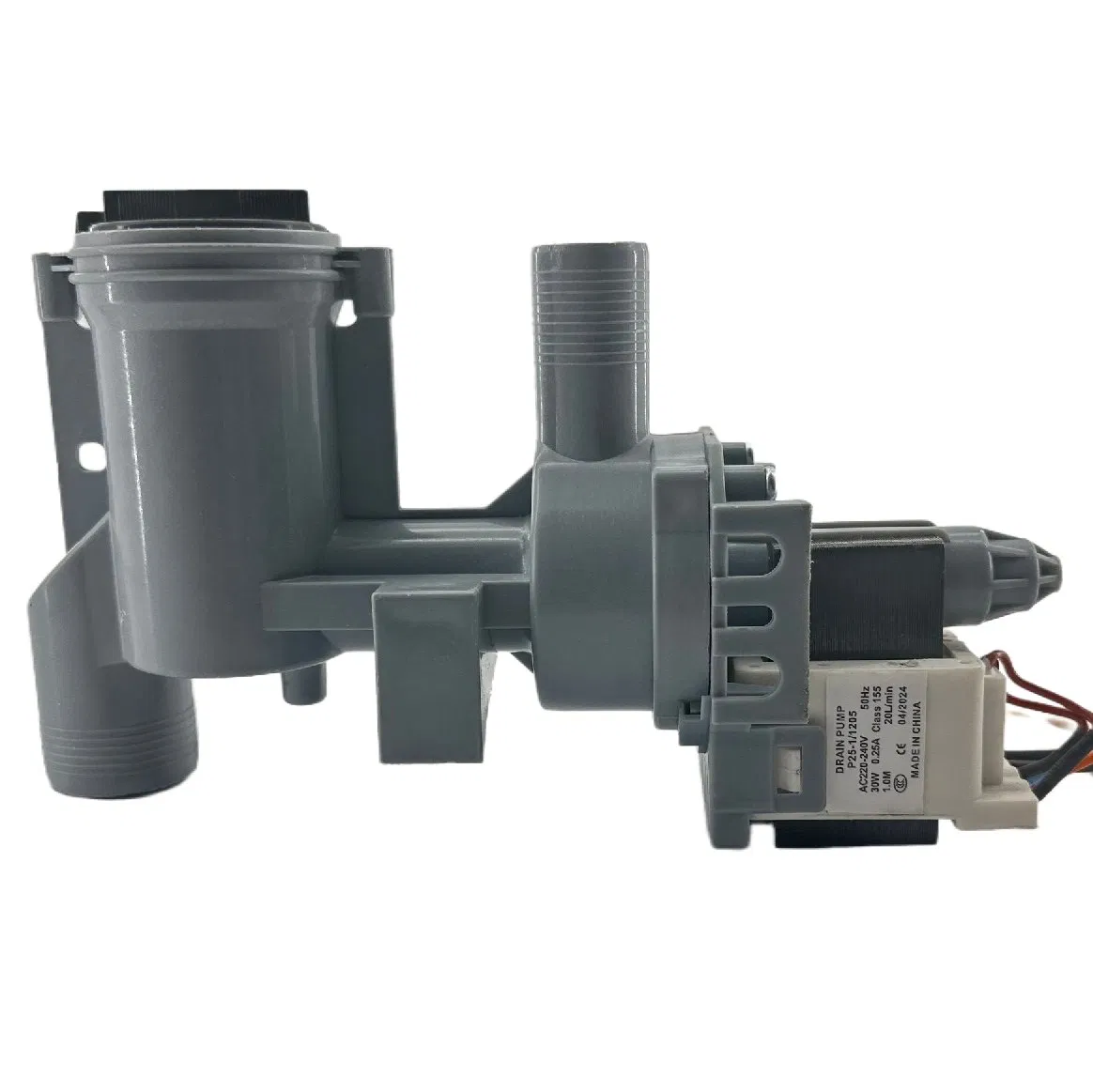 Plastic Injection Molding Mold for Washing Machine Drainage Pump with Water Filter (with Pupm Connection Cable)