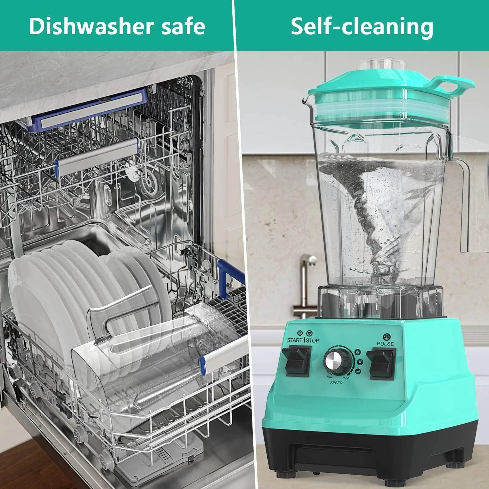 Factory Outlet Durable Stainless Steel Blades Professional High Speed Countertop Food Blender