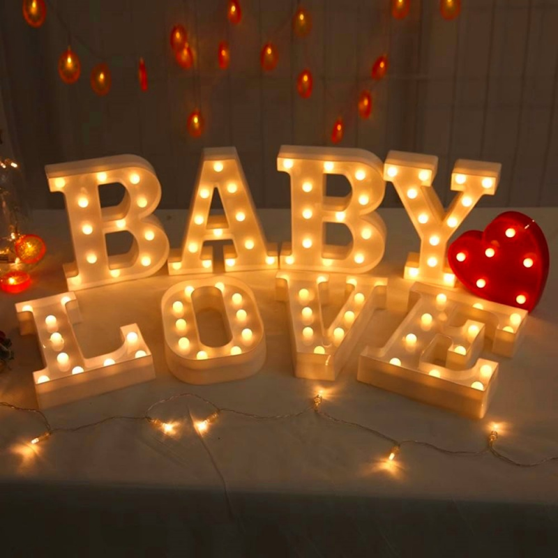 Custom Wedding Decoration Light Marquee Letters 4FT LED Marquee