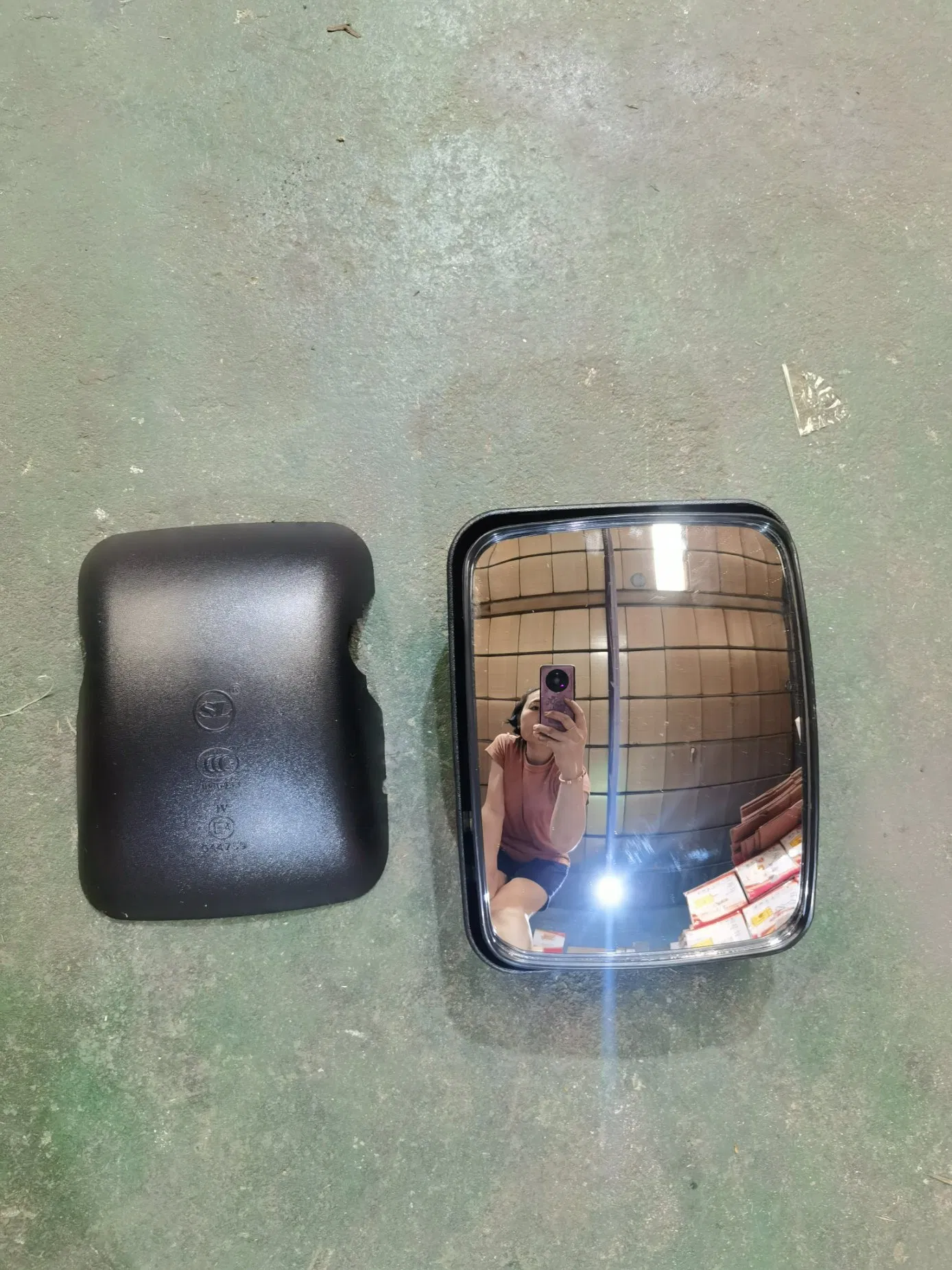 Rearview Mirror Small Square Mirror for HOWO Truck