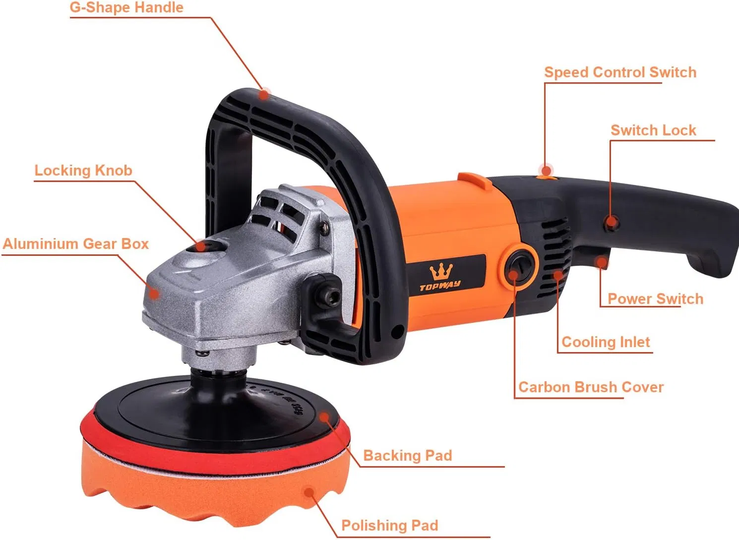 Cisivis Car Variable Speed Sander Polishing Machine