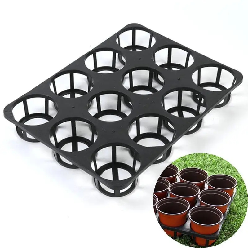 Growing Seedling Hole Tray Phalaenopsis Tray 12-Hole Flower Seedling Pot Bracket