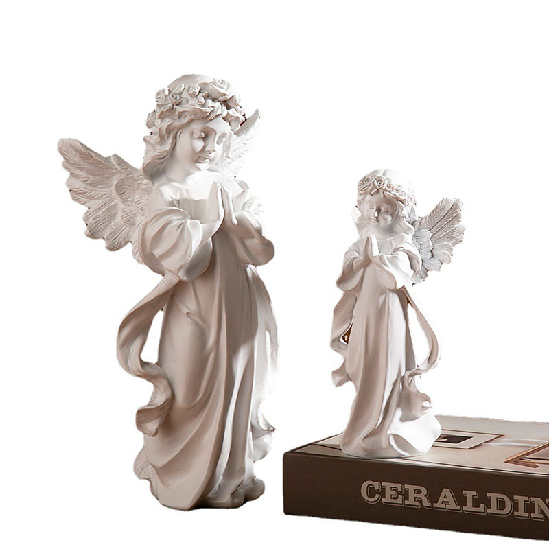 Wholesale Classical Praying Cherub Garden Ornaments Gifts Resin Crafts