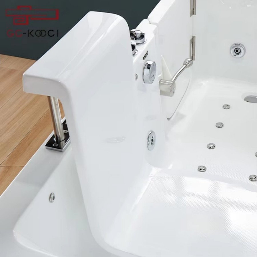 Акриловая ванна с подогревом и гидромассажем