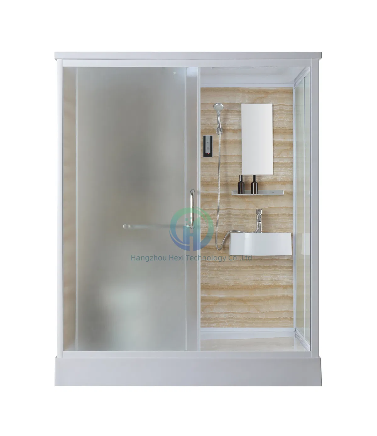 Stylish Prefab Toilet and Shower Bathroom Set for Homes