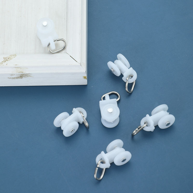 Smart Home Motorized Smart Mute Curtain Accessories Curtain Rail Pulley Quite Runners Metal Hook