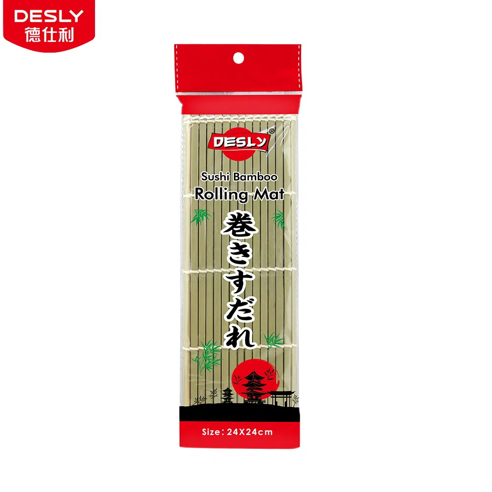 High Quality Japanese Food Sushi Tools Making Mat Yellow Bamboo Sushi Rolling Mat