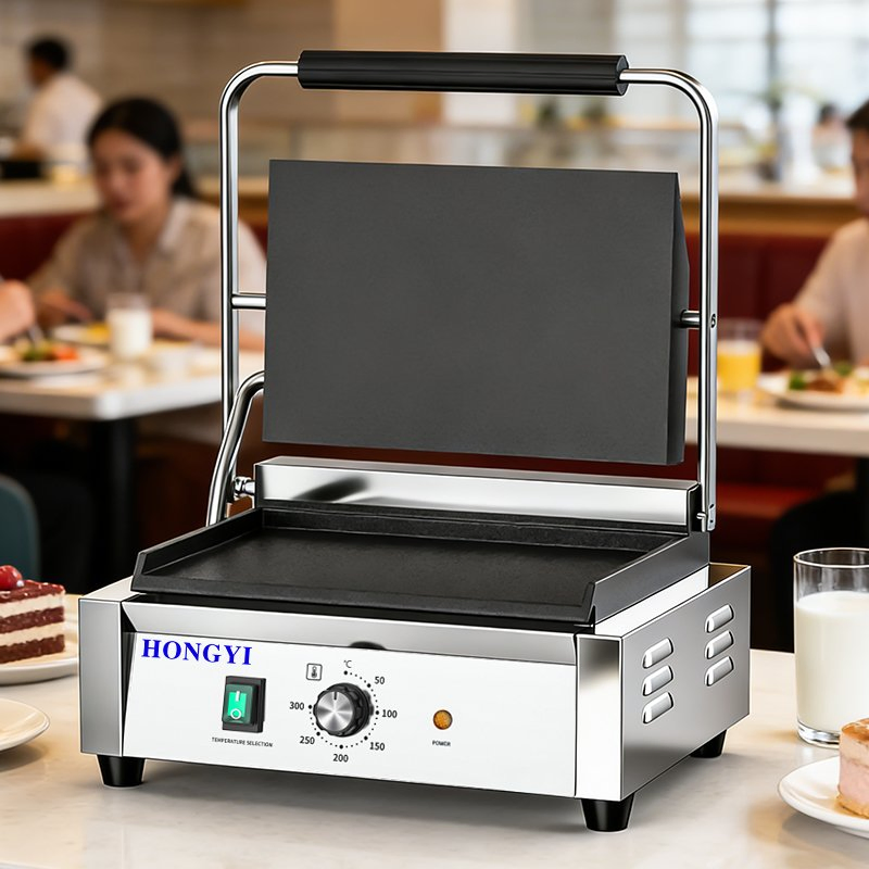 Anti-Rust Electric Griddle Steak Plate Furnace for Coastal Seafood Restaurant