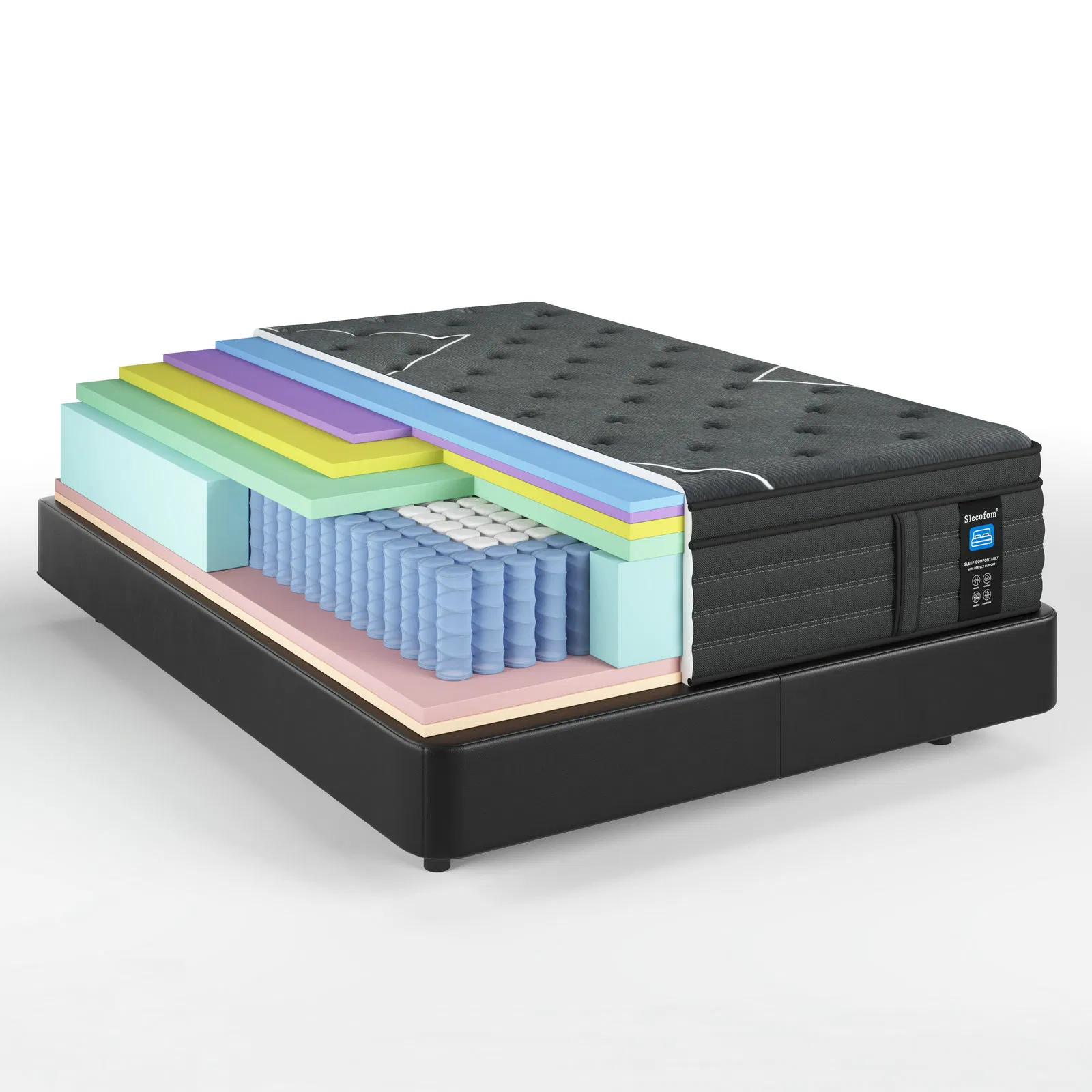 Premium Modern Memory Foam & Pocket Spring Mattress for Deep Sleep